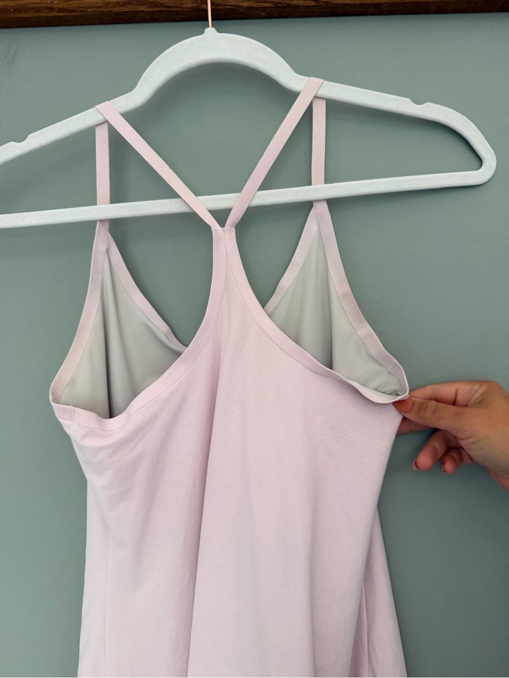 Outdoor Voices Light Pink Spaghetti Strap Athletic Tennis Mini Dress - Picture 9 of 14